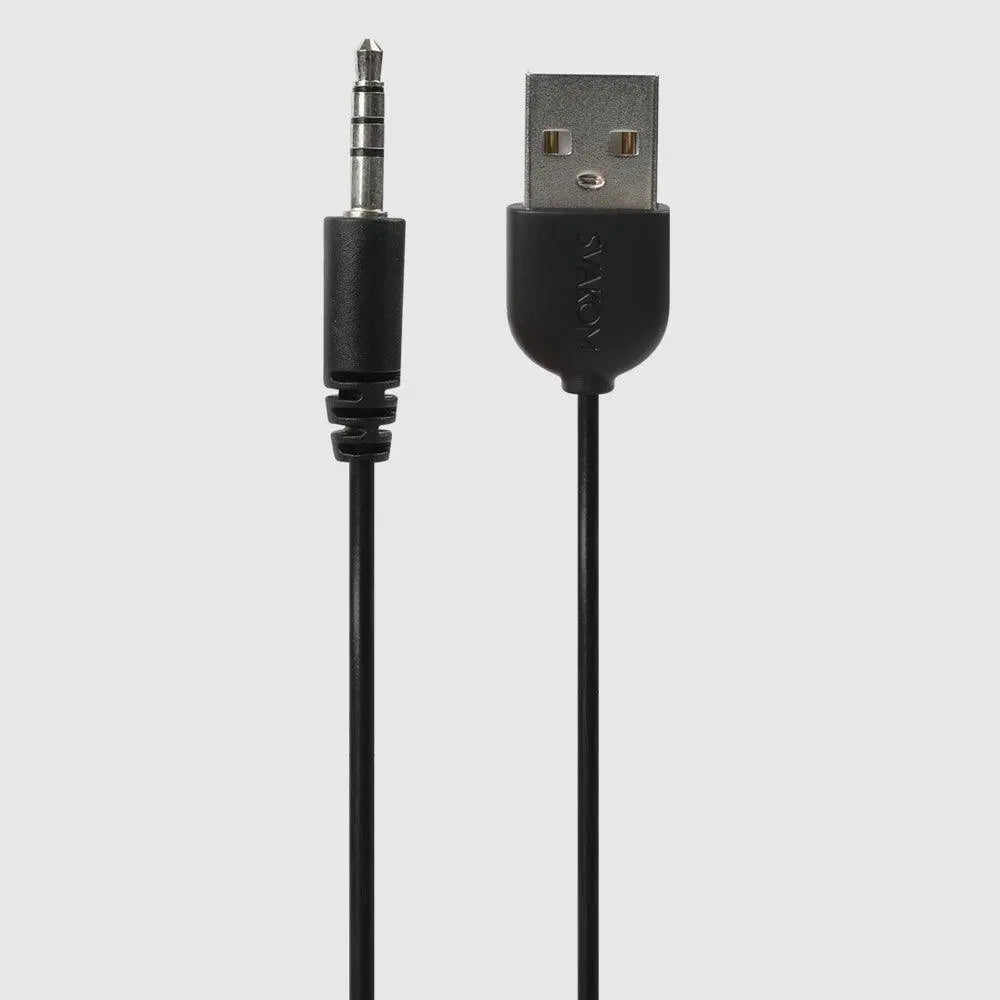 SVAKOM-Ladegerät – USB-A auf 3,5 mm (schwarz) Ladekabel